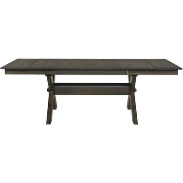 Gulliver Rustic Brown Extendable Dining Table