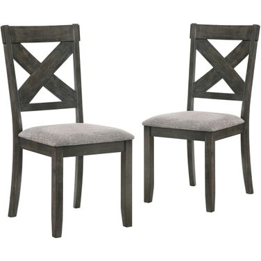 Gulliver Rustic Brown Side Chair Set Of 2