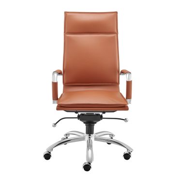 Gunar Pro High Back Office Chair In Dark Caramel