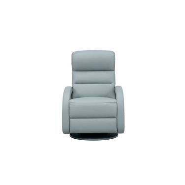 Gunter Power Swivel Glider Recliner with Power Head Rest and Power Lumbar In Blue