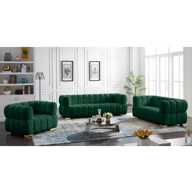 Gwen Living Room Set In Green