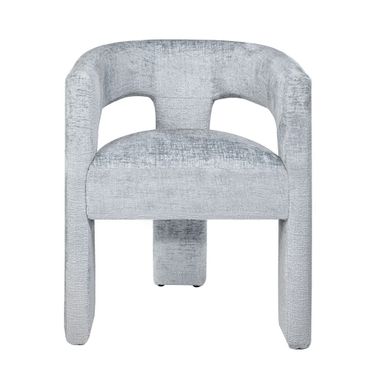 Gwen Upholstered Sculpture Armchair In Blue