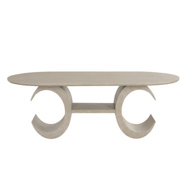 Gwendolyn Oval Table In Beige