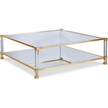 Gwyneth Cocktail Table In Brass