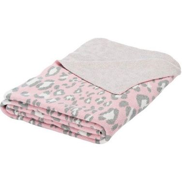 Gwynn Throw in Pink and Black