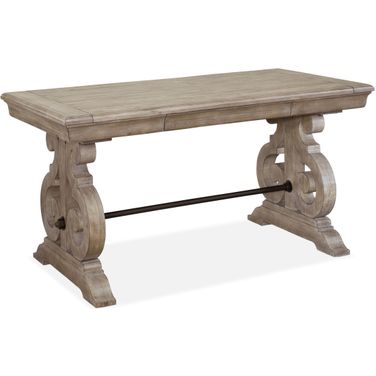 Tinley Park Dove Tail Grey Writing Desk