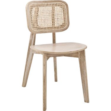 Habitat Wood Dining Side Chair In Gray