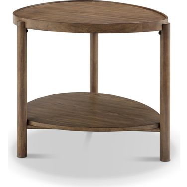Hadleigh Shaped Accent End Table
