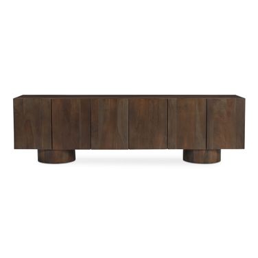 Hadley Media Unit In Warm Brown
