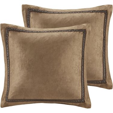 Hadley Polyester Micro Suede Euro Sham In Multi