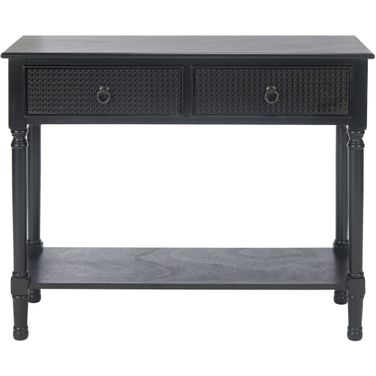 Haines 2Drw Console Table in Black