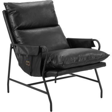 Halaus Accent Chair In Black