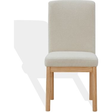 Halcy Boucle Dining Chair In Cream and Natural