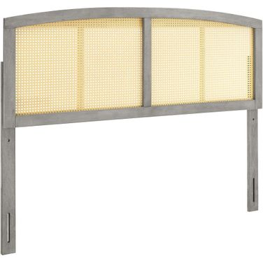 Halcyon Cane Full Headboard In Gray