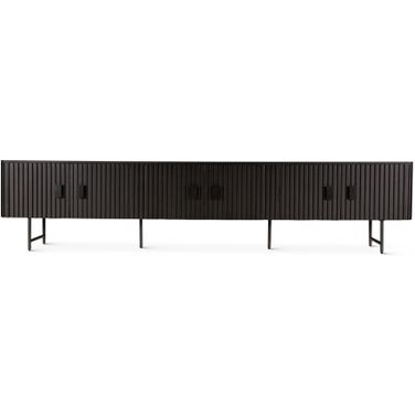Halden 98 Inch Plasma Cabinet In Matte Black