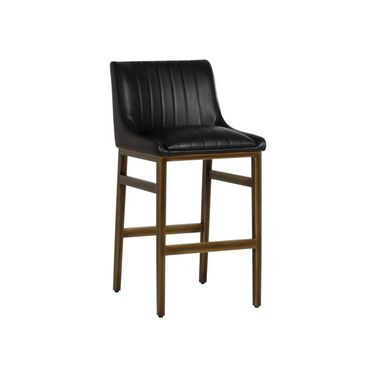 Halden Barstool In Bravo Black