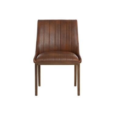 Halden Dining Chair Set of 2 In Bravo Cognac