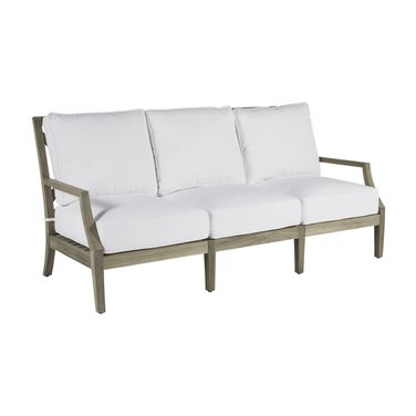 Haley Teak Sofa In Avila Navy