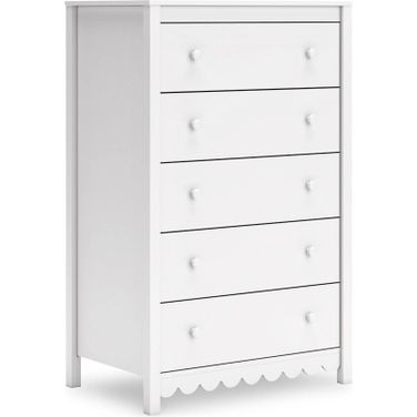 Hallityn Chest of Drawers In White