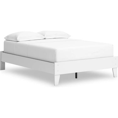 Hallityn Full Platform Bed In White
