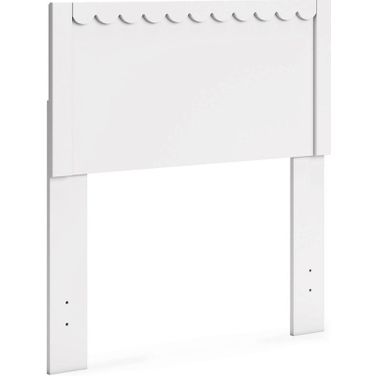 Hallityn Twin Panel Headboard In White