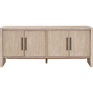 Halloway Media Sideboard In Natural Gray