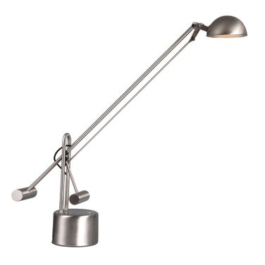 Halotech Desk Lamp In Brushed Nickel