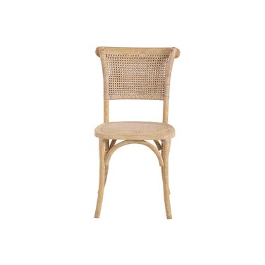 Halsey Side Chair In White Washed