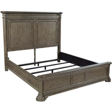 Hamilton California King Panel Bed In Medium Brown