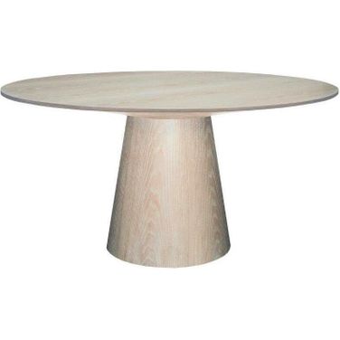 Hamilton Cerused Oak Round Dining Table