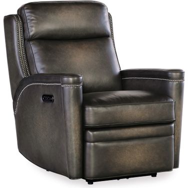 Hamilton Power Recliner with Power Headrest In Grey