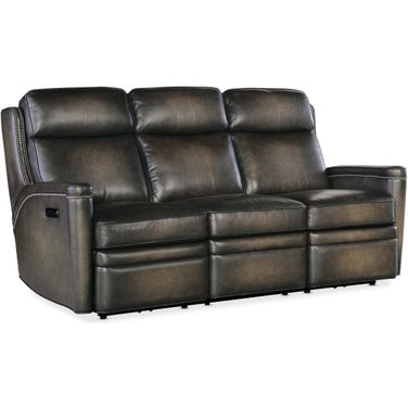 Hamilton Power Sofa with Power Headrest In Grey