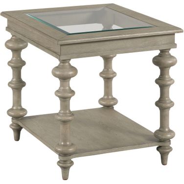 Hamilton Rectangular End Table In Timberwolf