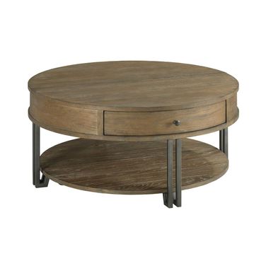 Hamilton Round Lift Top Coffee Table In Cinnamon