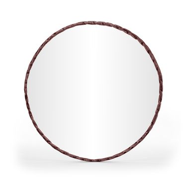 Hammer Iron Mirror In Brown