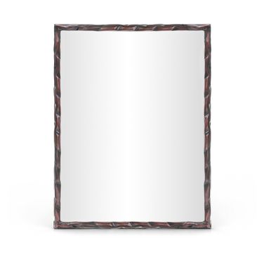 Hammer Iron Mirror In Brown