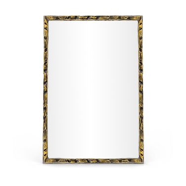 Hammer Iron Mirror In Gold