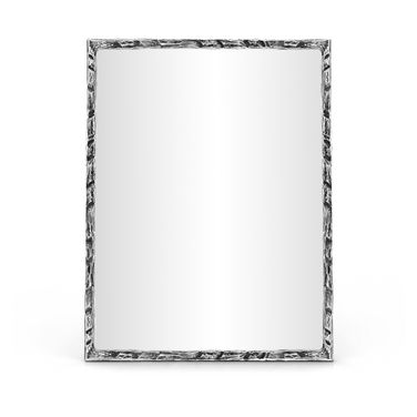 Hammer Iron Mirror In Silver