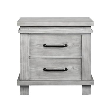 Hampton 2 Drawer Nightstand In Stone Wash