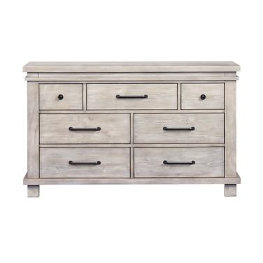 Hampton 7 Drawer Dresser In Stone Wash