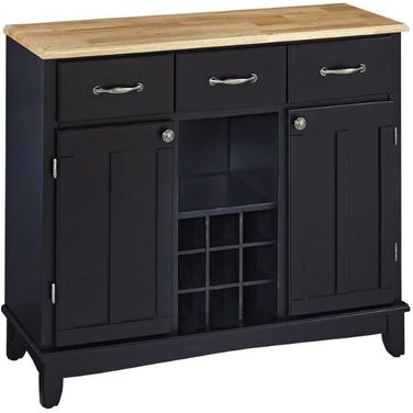 Hampton Buffet In Black and Natural