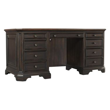 Hampton Credenza Desk In Black