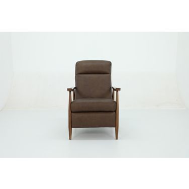 Hampton Push Thru The Arms Recliner In Walnut