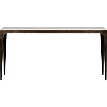 Hancock Console Table In Brass