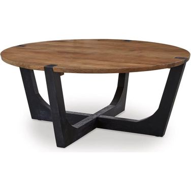 Hanneforth Coffee Table In Brown and Black