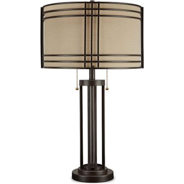 Hanswell Dark Brown Table Lamp