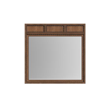 Harbor Dresser Mirror In Warm Walnut
