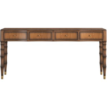 Harbor Sofa Table In Warm Walnut