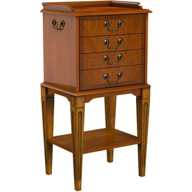 Hardwick 4-Drawer Brown Chest In Olive