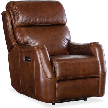 Harlan Zero Gravity Power Recliner W/Power Headrest In Brown